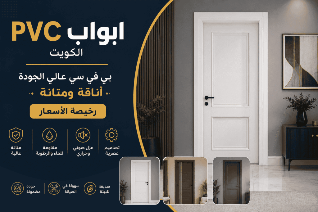 تصميمات فريدة تناسب كل الأذواق العصرية ابواب pvc الكويت